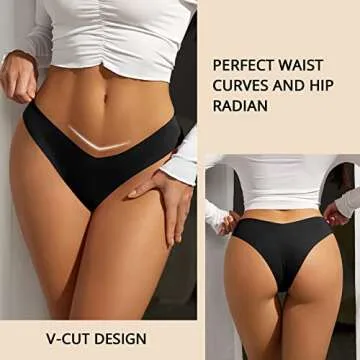 BAJAOEY Seamless Women’s Underwear, Soft Cheeky Bikini Pack