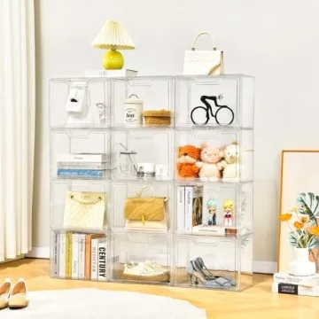 Stebopum Clear Acrylic Purse Organizer for Handbags, 5 Pack