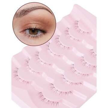 Eyelashes False Bottom Lashes Lower Lashes Fake Bottom Eyelashes 7 Pairs R-2