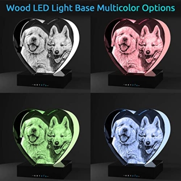 Personalized 3D Crystal Photo Gift for Your Wife