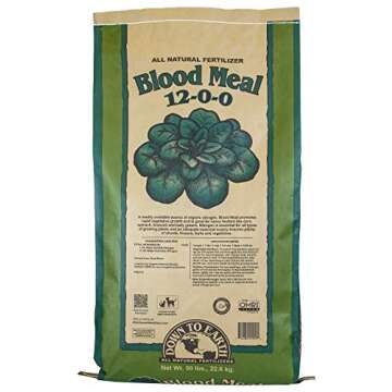 Down To Earth Blood Meal Fertilizer Mix 12-0-0, 50 lb