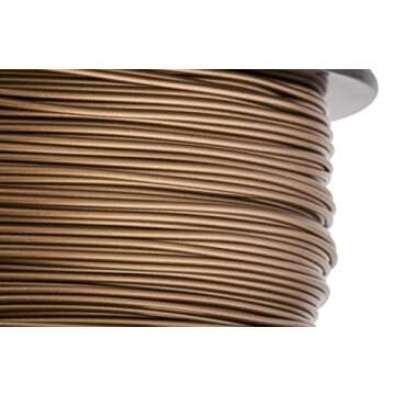 HATCHBOX 1.75mm Copper PLA 3D Printer Filament, 1 KG Spool, Dimensional Accuracy +/- 0.03 mm, 3D Pri...
