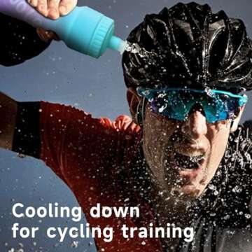 TooLe 24oz Bike Squeeze Water Bottle - BPA Free