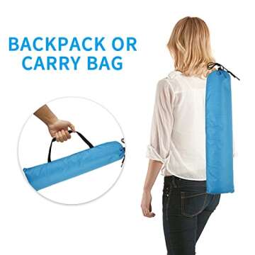 Taruor Shower Tent,Privacy Shelter Tent, Portable Outdoor Camping Beach Shower Tent Changing Room Tent Sun Rain Shelter with Window