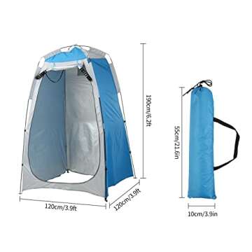 Taruor Shower Tent,Privacy Shelter Tent, Portable Outdoor Camping Beach Shower Tent Changing Room Tent Sun Rain Shelter with Window