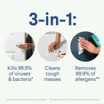 Clorox Disinfecting On The Go Travel Wipes, Household Essentials, Fresh Scent, 9 Count, Pack of 1 (Package May Vary)