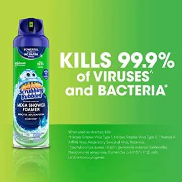 Scrubbing Bubbles Mega Foamer, Rainshower Scent - 20oz (2 Pack)