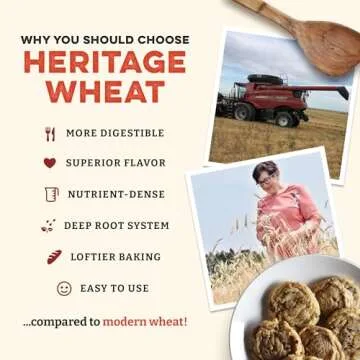 Sunrise Flour Mill Heritage Organic White Flour | USDA Organic All Purpose Flour Unbleached - Non-GM...