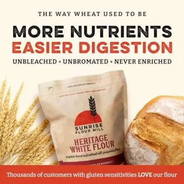Sunrise Organic White Flour | Non-GMO Unbleached Baking Flour