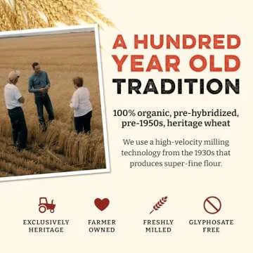 Sunrise Organic White Flour | Non-GMO Unbleached Baking Flour