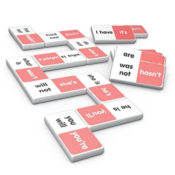 Junior Learning Contraction Match & Learn Dominoes Set