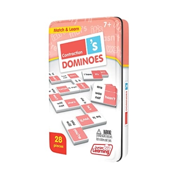 Junior Learning Contraction Match & Learn Dominoes Set