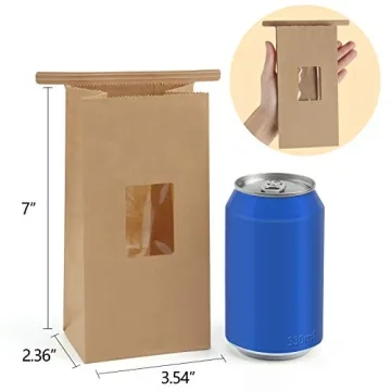 BagDream Bakery Bags 50 Pcs Grease Resistant Paper