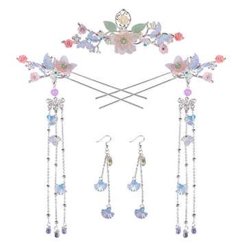 Elegant Handmade Chinese Style Headwear Set for Events