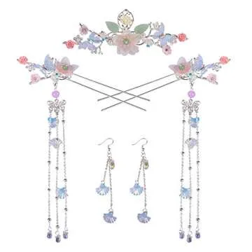 Elegant Handmade Chinese Style Headwear Set for Events