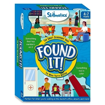 Skillmatics Card Game - Found It for When You're Waiting, Scavenger Hunt for Kids, Girls, Boys, Fun Family Game, Gifts for Ages 4, 5, 6, 7