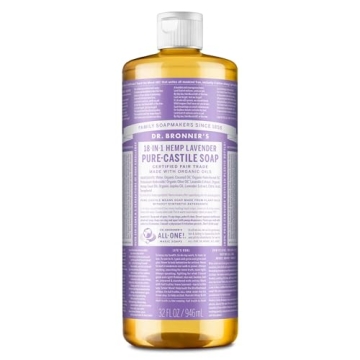 Dr. Bronner's Lavender Castile Soap 32oz - 18-in-1 Uses