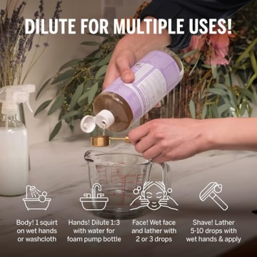 Dr. Bronner's Lavender Castile Soap 32oz - 18-in-1 Uses