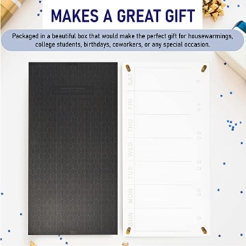 Acrylic Wall Calendar - Stylish Weekly Planner for Organization