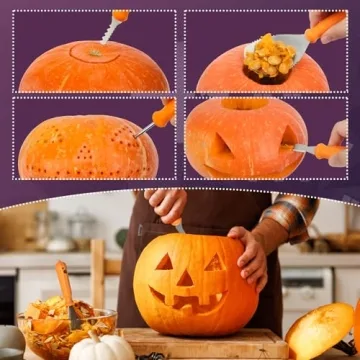 imarku Pumpkin Carving Kit - 36PCS Carving Tools and Stencils