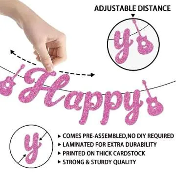 Happy Birth-Tay Banner for Fun Birthday Celebrations