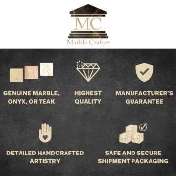 Modern Wedge Marble Bookends (Black and Gold)