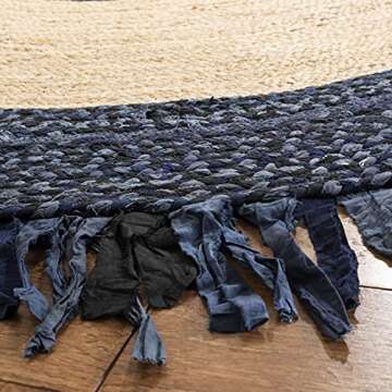 SAFAVIEH Cape Cod Collection Area Rug - 5' Round