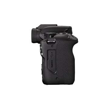 Canon EOS R50 Mirrorless Vlogging Camera (Body Only/Black), RF Mount, 24.2 MP, 4K Video, DIGIC X Image Processor, Subject Detection & Tracking, Compact, Smartphone Connection, Content Creator