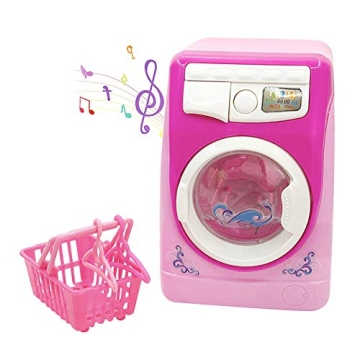 Coherny Toy Washing Machine Kids Mini Simulation Dollhouse Furniture Kitchen Toys Children Play Hous...
