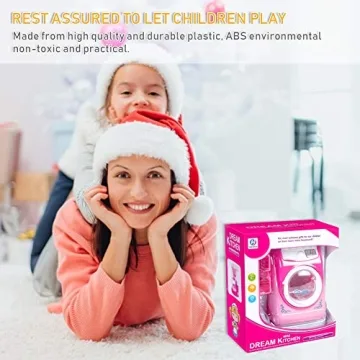 Coherny Toy Washing Machine for Kids - Mini Dollhouse Fun