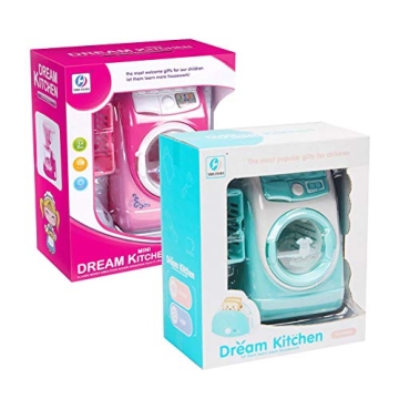 Coherny Toy Washing Machine for Kids - Mini Dollhouse Fun