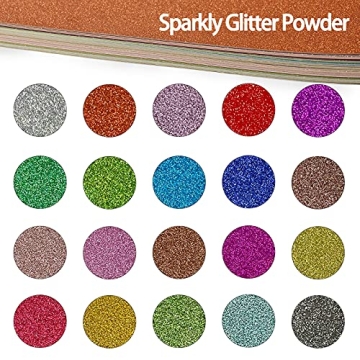 Premium Simetufy Glitter Cardstock for Crafts and DIY