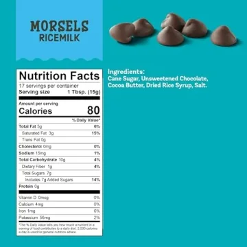 Enjoy Life Ricemilk Baking Morsels, Allergen-Free Chocolate