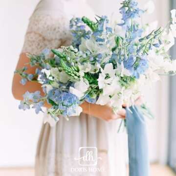 Shop DORIS HOME Dusty Blue Chiffon Ribbon for Crafting