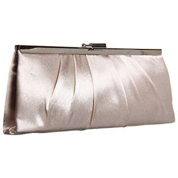 Jessica McClintock Blaire Satin Frame Evening Clutch