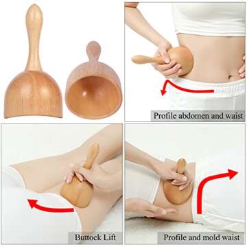 Komogir 4-in-1 Maderoterapia Kit for Home Therapy