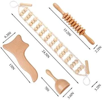 Komogir 4-in-1 Maderoterapia Kit for Home Therapy