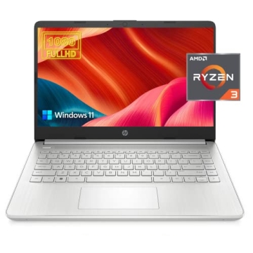 HP 2023 14 Laptop for Productivity and Entertainment,14" FHD Display, 16GB RAM, 1TB SSD, AMD Ryzen 3...