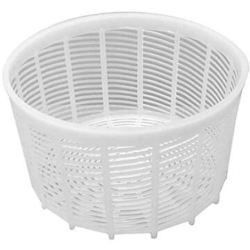 Soft Cheese Mold for Cheese Making 1.25QT - Small Cheese Mold - Homemade Cheese Making Supplies - Cr...
