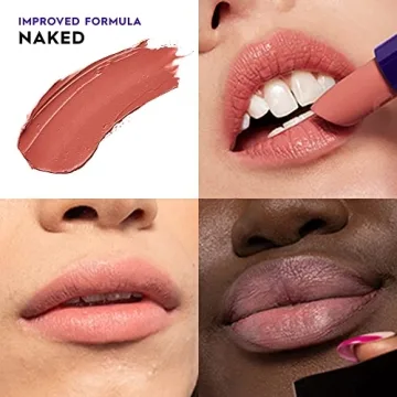 URBAN DECAY Vice Hydrating Lipstick (Naked - Rose Nude - Cream Finish), Creamy Formula, Moisturizing Lip Color with Aloe Vera & Avocado Oil, Vegan, Cruelty-free - 0.11 oz