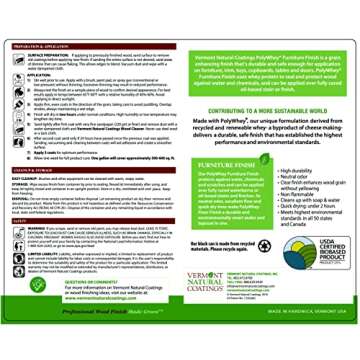 Eco-Friendly Vermont Natural Coatings PolyWhey Finish - Quart