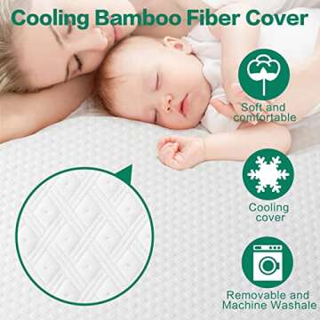 CottonHouse Cool Gel 3 Inch Memory Foam Mattress Topper Queen Size,Aviation Grade Material,Removable Soft Cover, Comfort Body Support & Pressure Relief