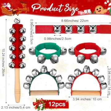 Lukmaa Christmas Jingle Bells Set - Festive Musical Fun