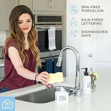 Heartland Home Sponge Holder - Ceramic Kitchen Organizer