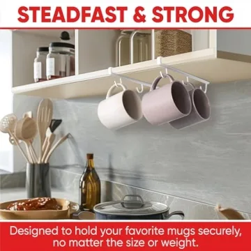 Better Houseware Under-Shelf Mug Organizer Set of 2