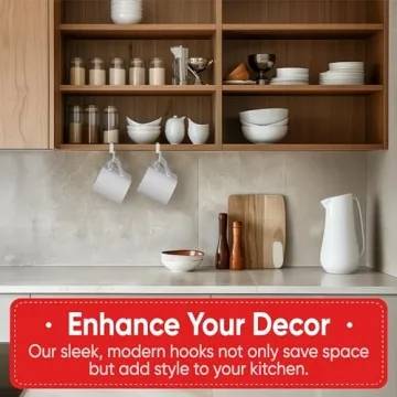 Better Houseware Under-Shelf Mug Organizer Set of 2