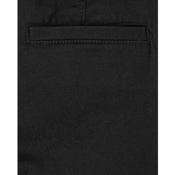 The Children's Place Boys Stretch Skinny Chino Pants,Black Single,6