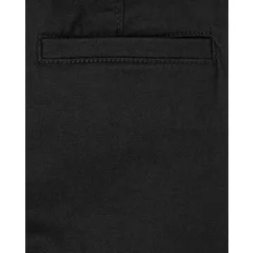 The Children's Place Boys Stretch Skinny Chino Pants,Black Single,6