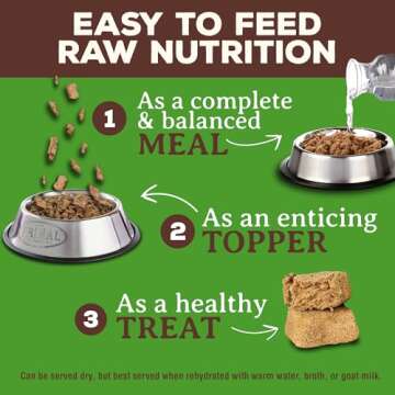 Primal Freeze Dried Cat Food Nuggets Duck; Complete & Balanced Meal or Topper; Premium, Healthy, Grain Free, High Protein Raw Cat Food with Probiotics (5.5 oz)