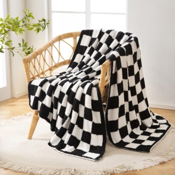 YIRUIO Cozy Throw Blanket, Soft & Stylish Décor